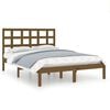vidaXL Estructura de cama madera maciza de pino marr&oacute;n miel 160x200 cm