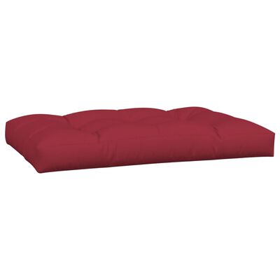 vidaXL Cojines para sofá de palets 3 unidades rojo vino tinto
