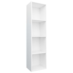 vidaXL Estanter&iacute;a de libros/mueble TV madera contrachapada 36x30x143cm
