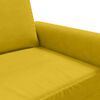 vidaXL Sill&oacute;n de terciopelo amarillo 60 cm
