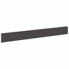 vidaXL Borde de C&eacute;sped 30 uds. 100 x 12 cm Acero Negro
