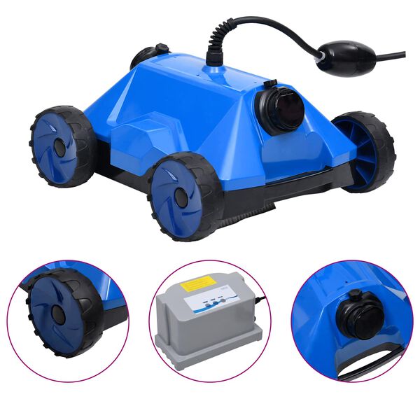 vidaXL Sopladores de piscina Azul 48 x 46 x 31.5 cm Pl&aacute;stico