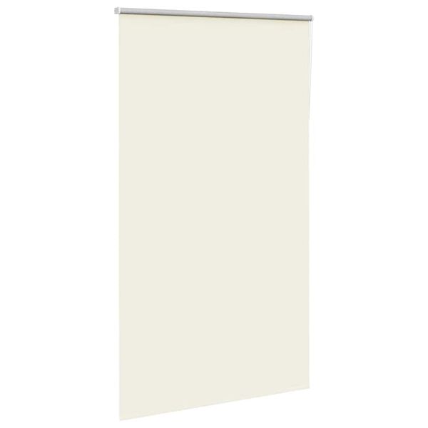 vidaXL Estor Enrollable Opaco Blanco Roto 125x230cm Tela Ancho 121,6cm