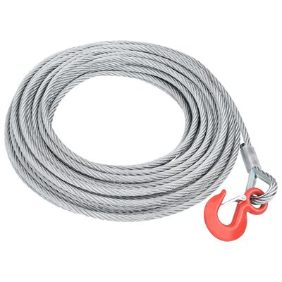 vidaXL Cuerda de cable 1600 kg 20 m