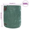 vidaXL Bolsas de Desechos de Jard&iacute;n 12 pcs Verde 79 x 79 x 99,5 cm