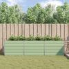 vidaXL Jardinera Verde Pastel 195 x 100 x 45 cm Acero Galvanizado