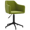 vidaXL Sillas de comedor giratorias 2 uds terciopelo verde claro