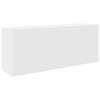 vidaXL Mueble de pared de ba&ntilde;o madera ingenier&iacute;a blanco 100x25x40 cm