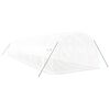 vidaXL Invernadero con estructura de acero blanco 36 m² 12x3x2 m