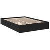 vidaXL Cama con cajones madera de ingenier&iacute;a negro 140x200 cm