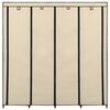 vidaXL Armario con 4 compartimentos color crema 175x45x170 cm
