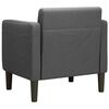 vidaXL Sill&oacute;n con reposabrazos gris oscuro 54 cm tejido de pana