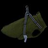 vidaXL Abrigo perro arn&eacute;s impermeable reflectante L44 verde militar