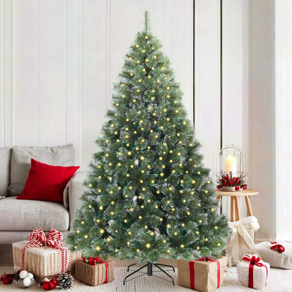vidaXL &Aacute;rbol de Navidad artificial con 300 LED Verde 180 cm PE y PVC