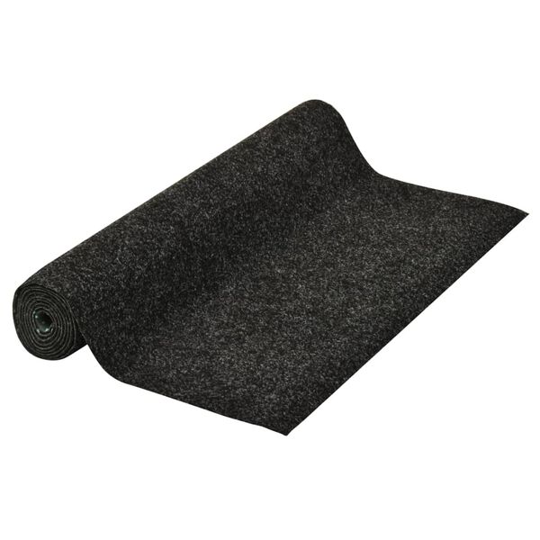 vidaXL C&eacute;sped artificial con tacos 10x1 m antracita