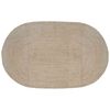 vidaXL Alfombras de &aacute;rea Blanco 152 x 245 cm yute