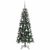 vidaXL &Aacute;rbol de Navidad artificial Verde 150 cm PVC, Pl&aacute;stico y Acero