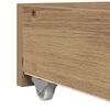 vidaXL Cama de d&iacute;a Roble artesanal 75 x 190 cm Madera contrachapada