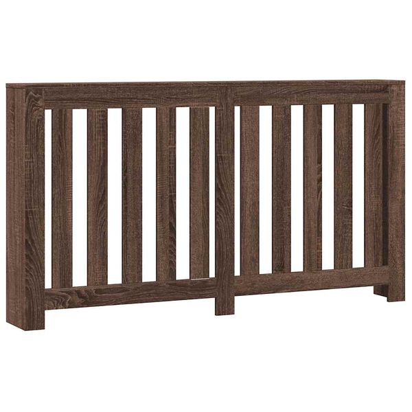 vidaXL Cubierta de radiador madera ingenier&iacute;a marr&oacute;n roble 149x20x82cm