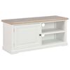 vidaXL Mueble para TV de madera blanco 90x30x40 cm