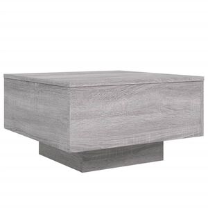 vidaXL Mesa de centro madera de ingenier&iacute;a gris Sonoma 55x55x31 cm