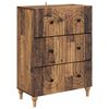 vidaXL Cajonera Madera envejecida 66 x 34,5 x 90 cm