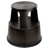 DESQ Taburete escalera negro 42,6 cm