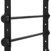 vidaXL Soporte ordenador port&aacute;til acero negro 30,5x28x(24,5-37,5) cm