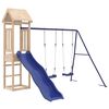 vidaXL Parque infantil de exterior madera maciza de pino