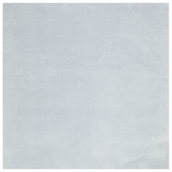 vidaXL Alfombra de pelo corto suave lavable HUARTE azul 240x240 cm