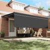 vidaXL Toldo Retr&aacute;ctil Antracita 450 x 300 cm Poli&eacute;ster y Aluminio