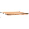vidaXL Toldo retr&aacute;ctil Amarillo y Naranja 450 x 300 x 165 cm