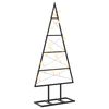 vidaXL &Aacute;rbol de Navidad de metal KUOPIO 60 cm Blanco C&aacute;lido
