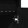 vidaXL Unidades de TV Negro 100 x 34 x 50 cm Madera contrachapada