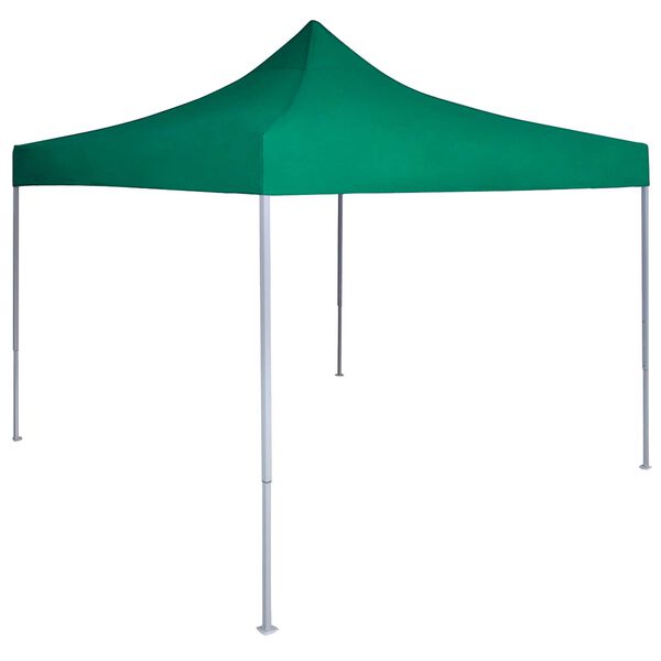 vidaXL Cenador plegable verde 3x3 m