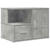 vidaXL Mueble de esquina madera ingenier&iacute;a gris hormig&oacute;n 160x40x45 cm