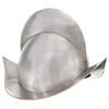 vidaXL R&eacute;plica de casco de caballero medieval antiguo LARP acero plata