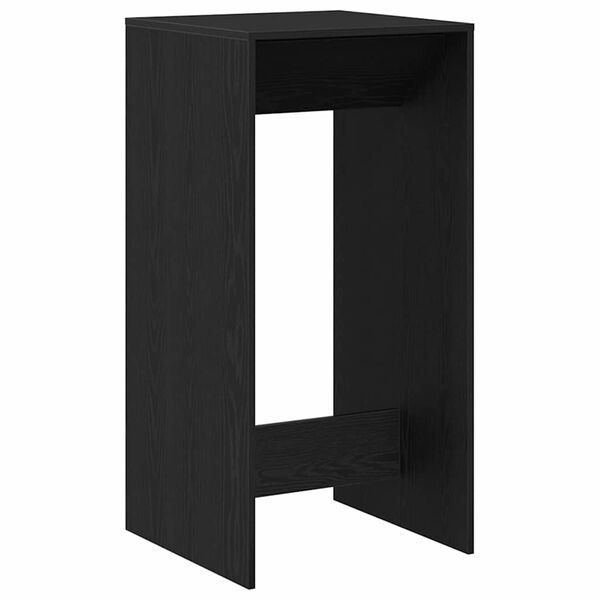vidaXL Mesa de Bar Roble Negro 51 x 50 x 103,5 cm Madera de ingenier&iacute;a