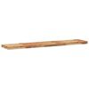 vidaXL Estante flotante 3 uds madera acacia acabado aceite 160x30x4 cm