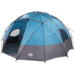 vidaXL Carpa de c&uacute;pula con techo Azul 475 x 475 x 235 cm tafet&aacute;n