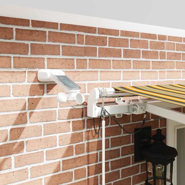 vidaXL Toldo Retr&aacute;ctil Multicolor 500 x 350 cm Poli&eacute;ster y metal