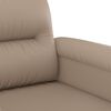 vidaXL Sill&oacute;n cuero sint&eacute;tico color capuchino 60 cm