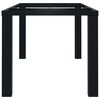 vidaXL Estructura y patas de mesa de comedor rectas 200x80x72 cm