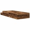 vidaXL Cama con almacenamiento Madera Vieja 90 cm Madera contrachapada