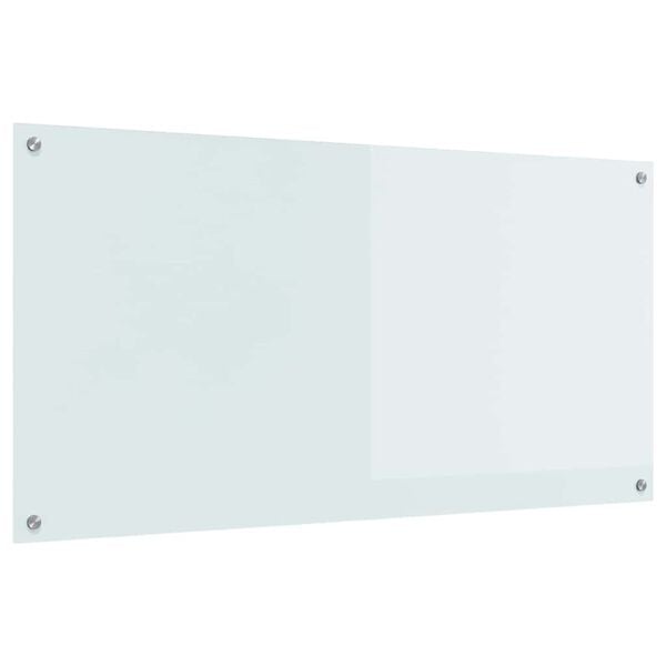vidaXL Salpicadero de cocina 120 x 60 cm vidrio templado