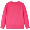 Sudadera infantil rosa chillón 128