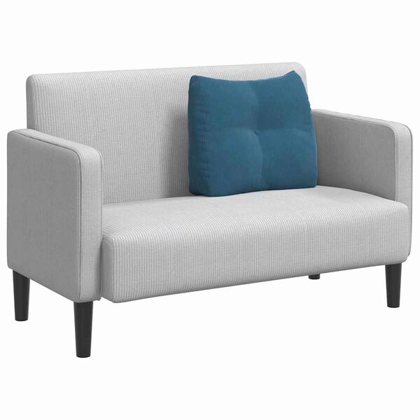 vidaXL Cojín de Espalda Azul 60 x 24 x 50 cm Terciopelo