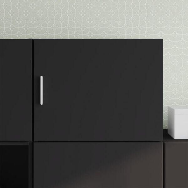 vidaXL Armario de pared madera de ingenier&iacute;a negro 50x42,5x40 cm