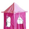 vidaXL Cama alta para niños con torre madera pino rosa 80x200 cm
