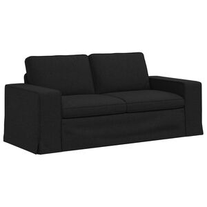 vidaXL Sof&aacute; Negro 182 x 80 x 82 cm tela